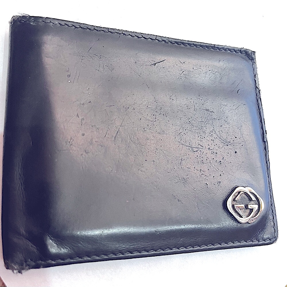 Gucci Interlocking GG Men's Bifold Leather Wallet - Picture 2 of 6